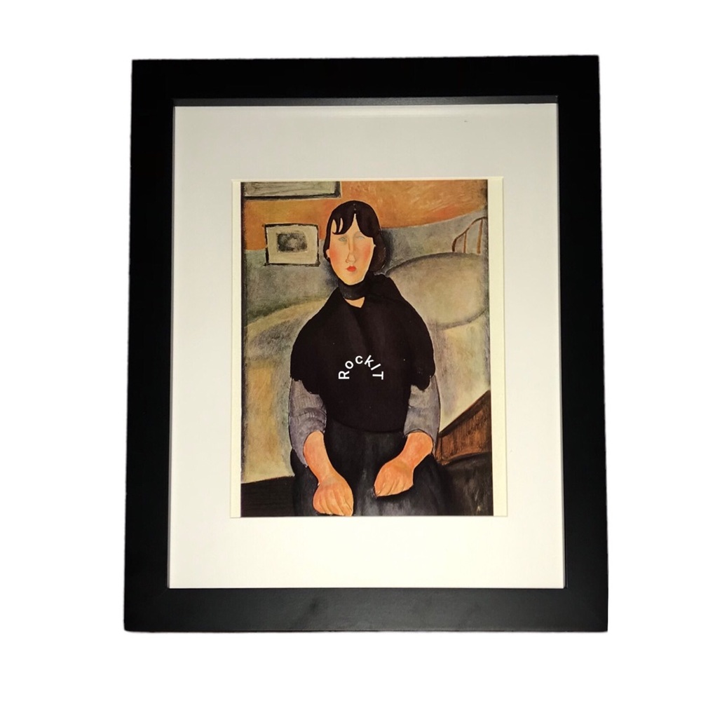 Framed and Vintage FIRST EDITION La Fille du Peuple Lithograph